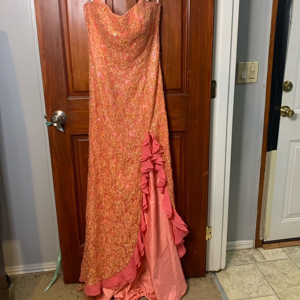 Size 8 completely beaded formal dress